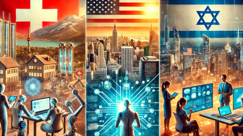 Switzerland USA Israel innovation