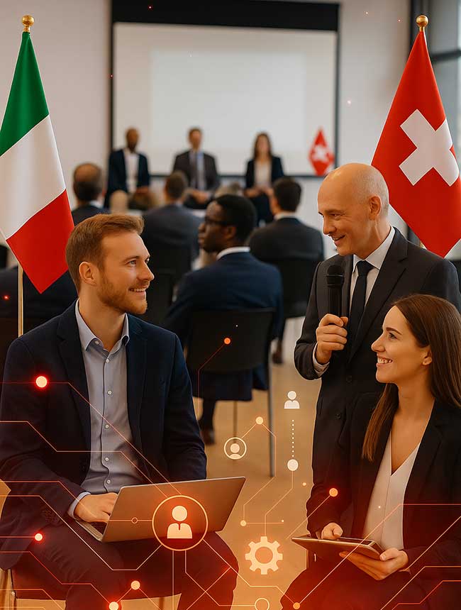 networking tecnologico, Italia, Svizzera